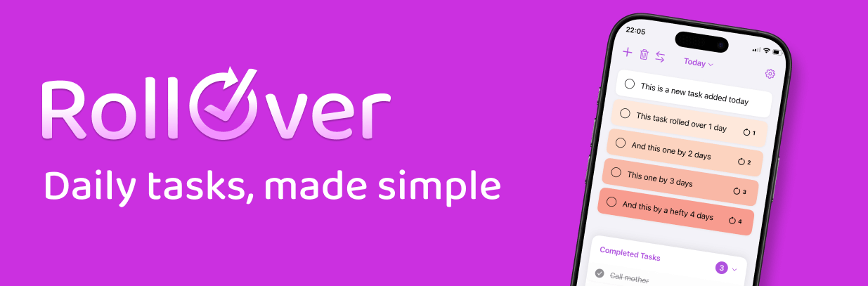 Rollover Tasks Banner Ad